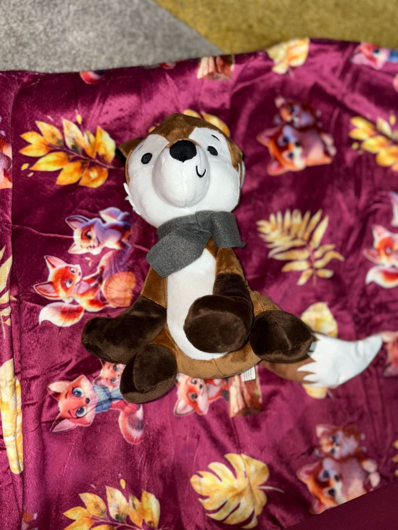 Mystical Fox Meadows Snuggle Blanket and Fox Toy Bundle
