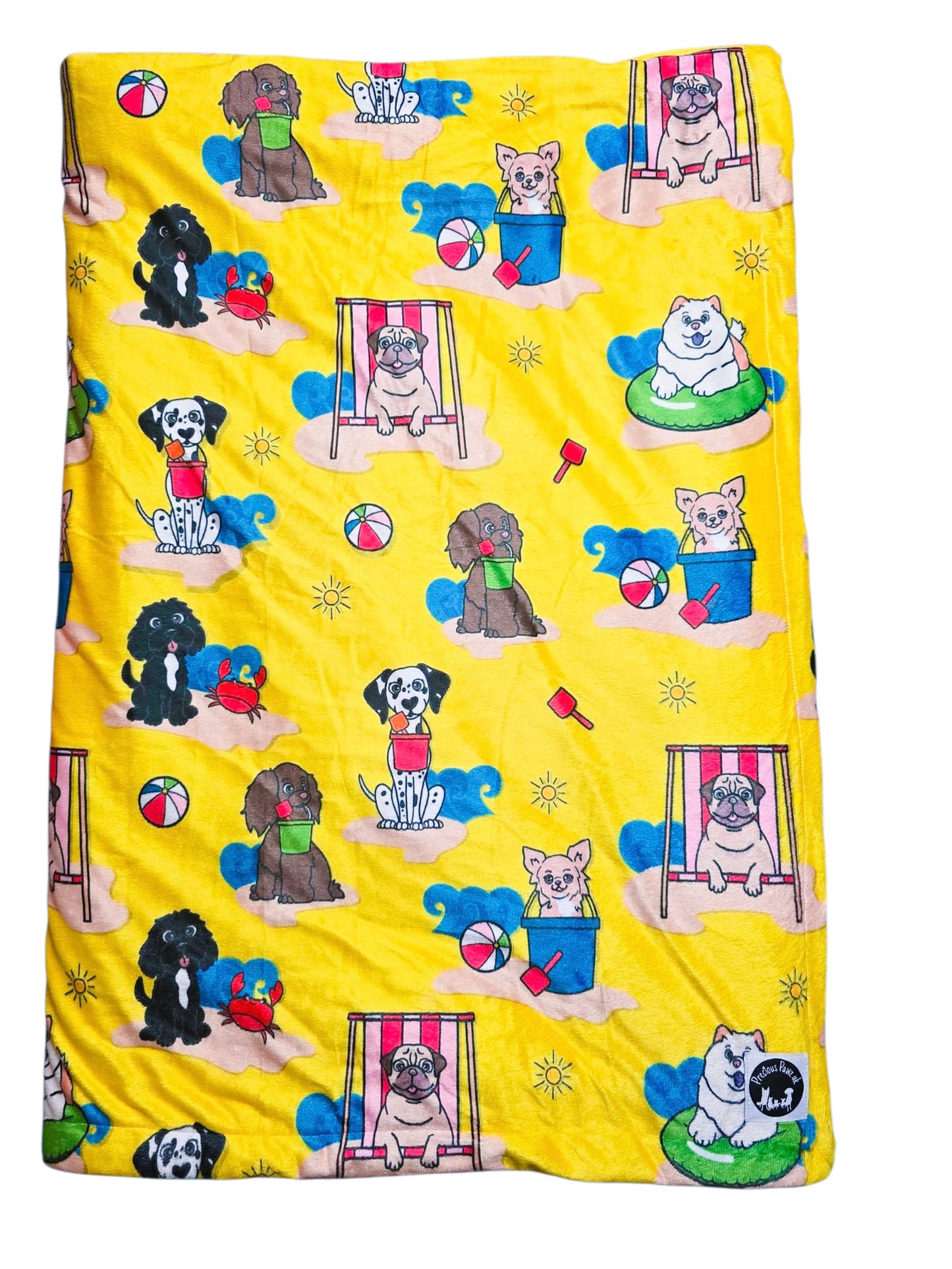 Paws Ashore snuggle blanket