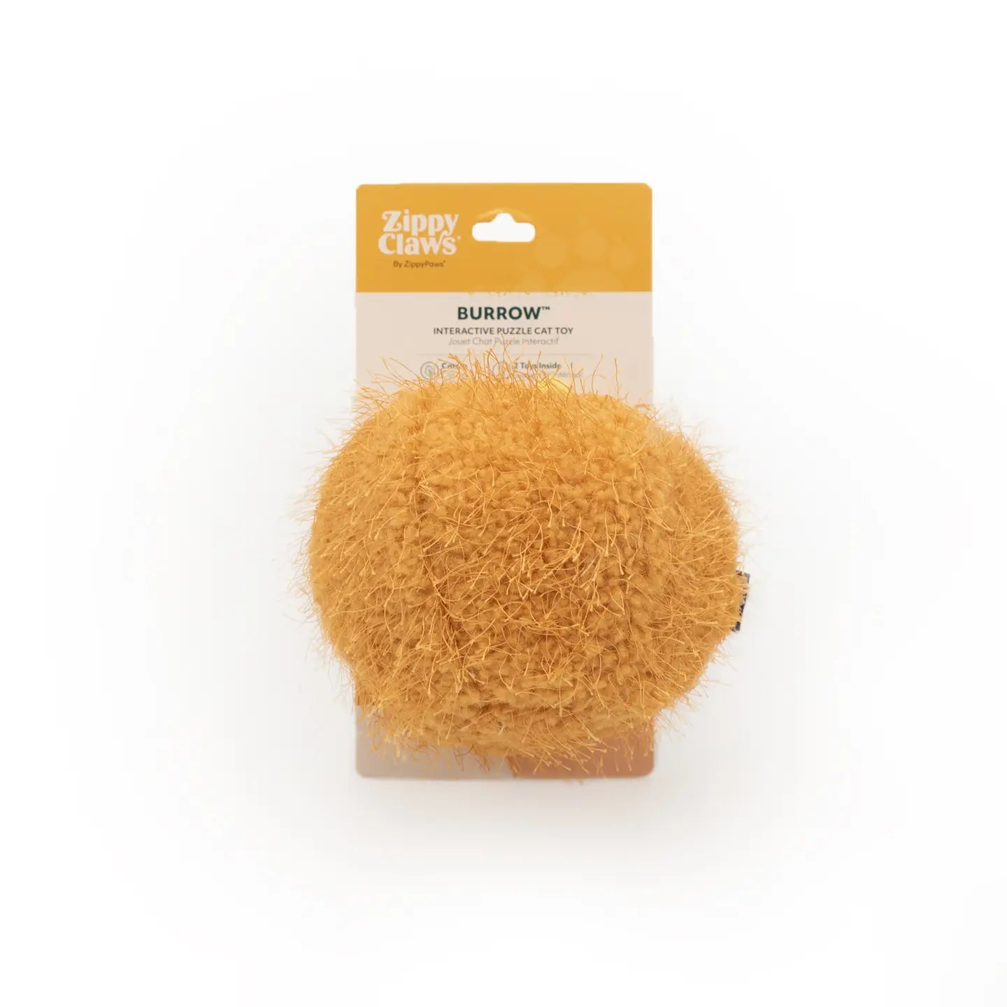 Zippy claws burrow birds in nest cat toy