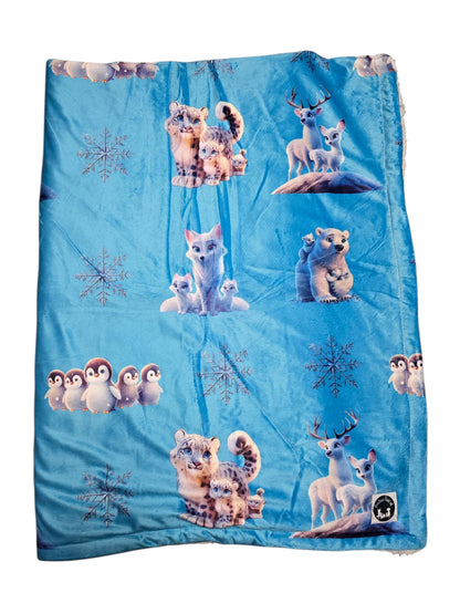 Glacier Glimmer Snuggle Blanket