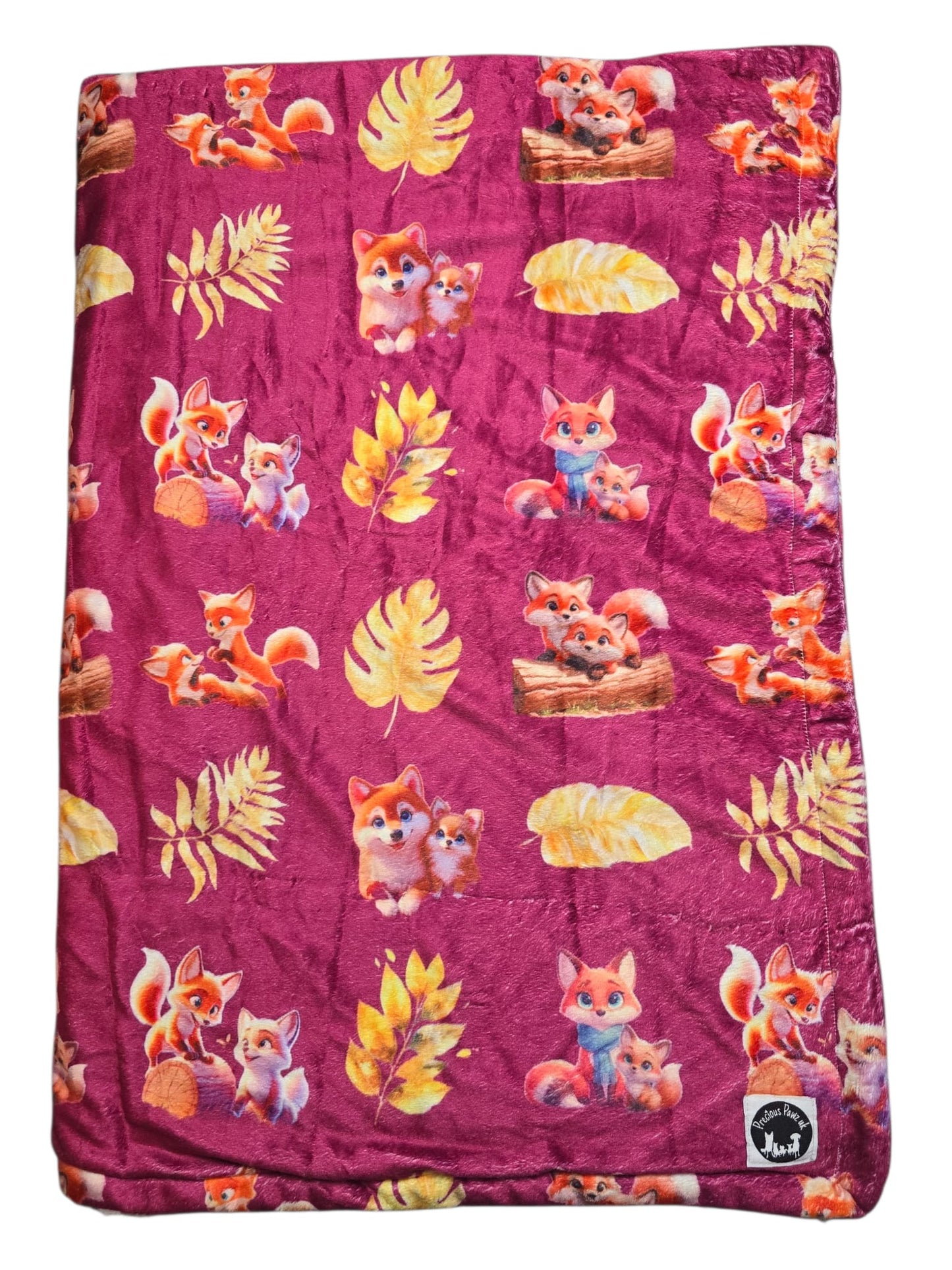 Mystical Fox Meadows snuggle blanket