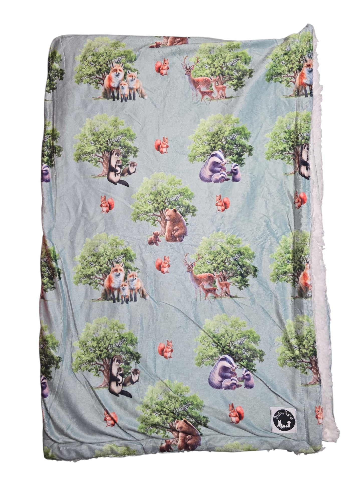 Paws of the Forest Snuggle Blanket
