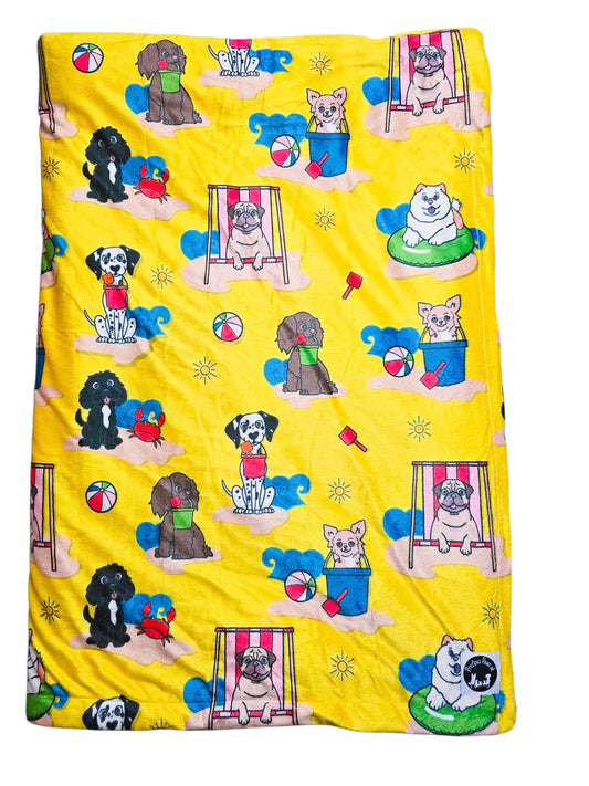 Paws Ashore snuggle blanket