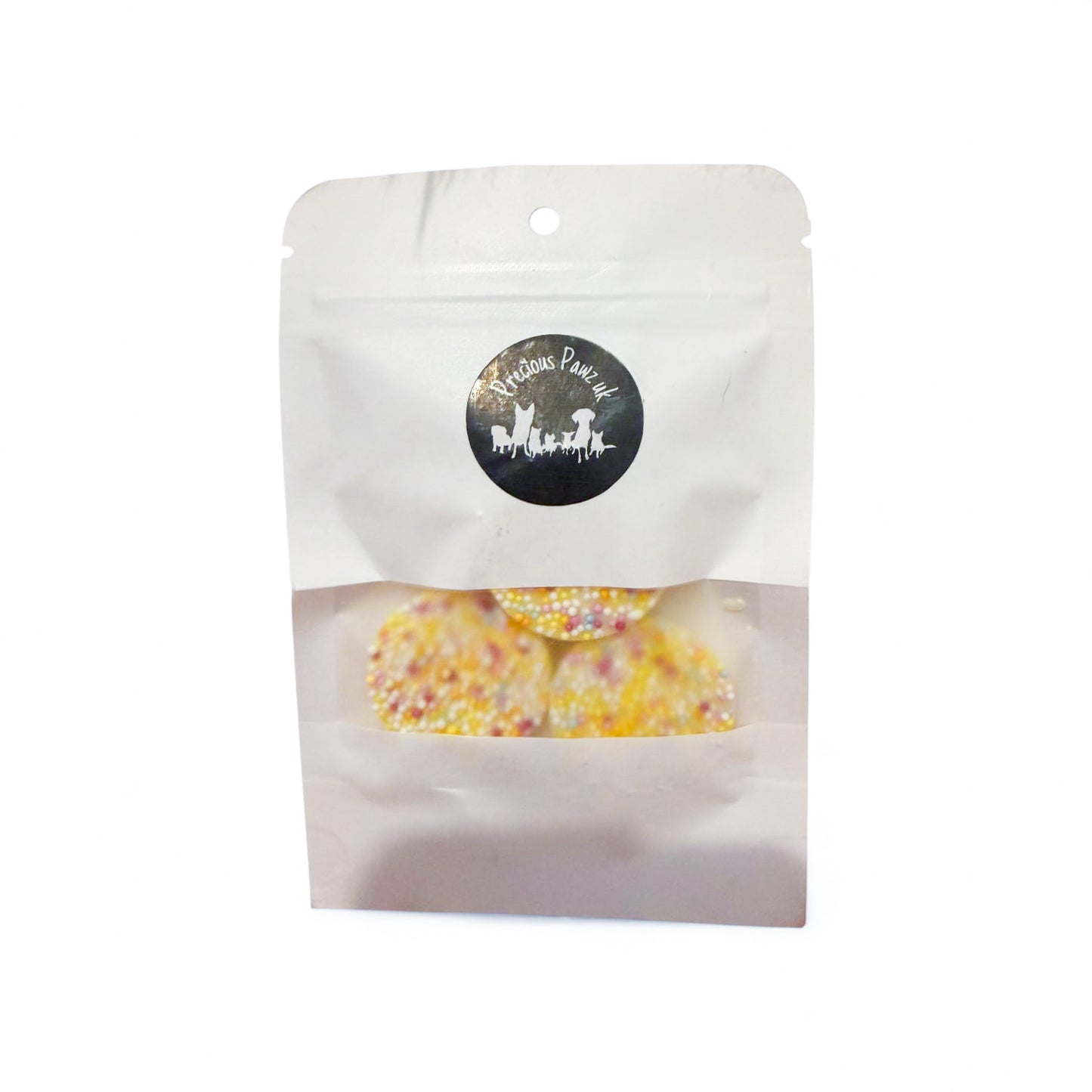 Dog chocolate white jazzles