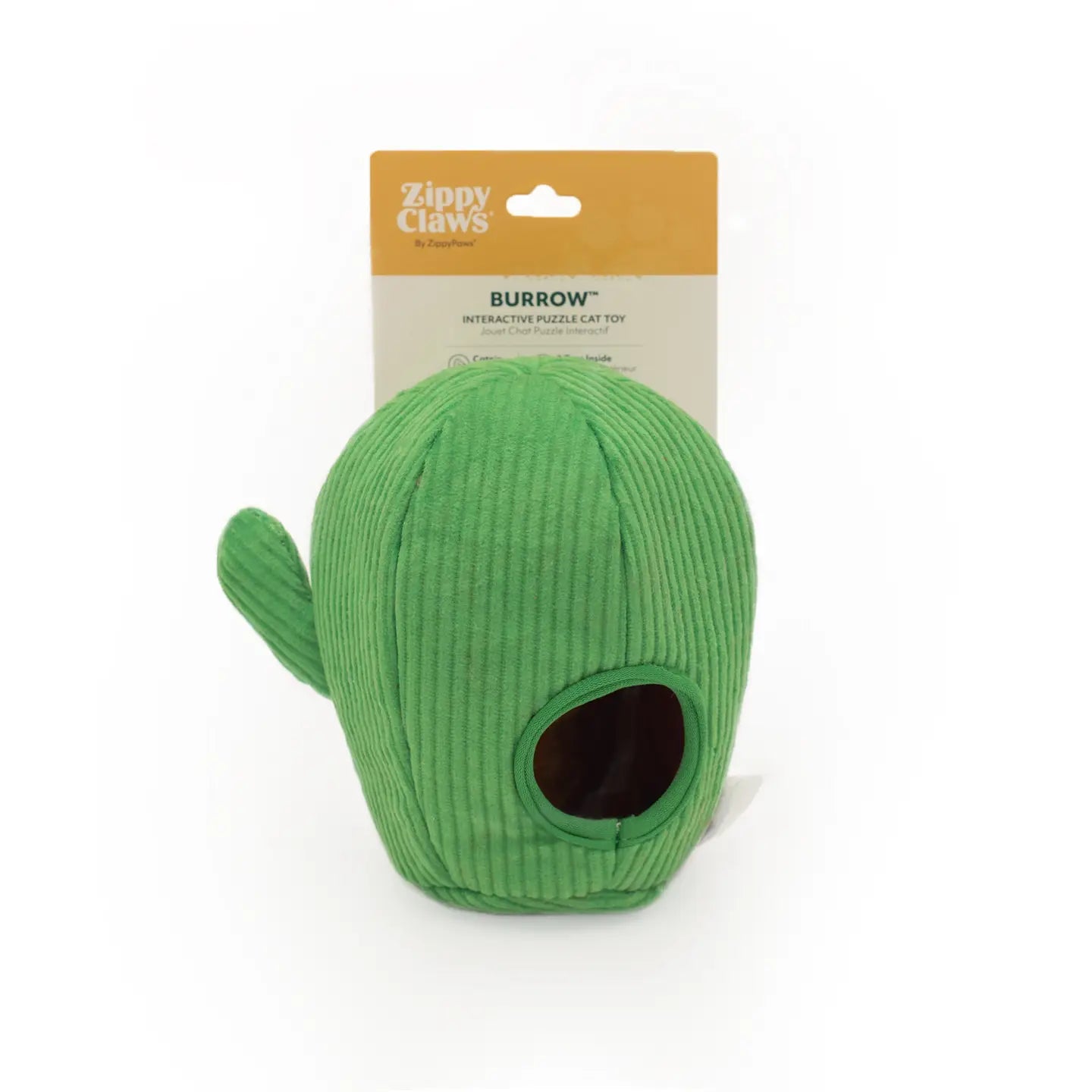Zippy claws burrow snakes in cactus cat toy