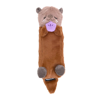 Zippy Snooziez Squeaker Otter Dog Toy