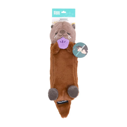Zippy Snooziez Squeaker Otter Dog Toy