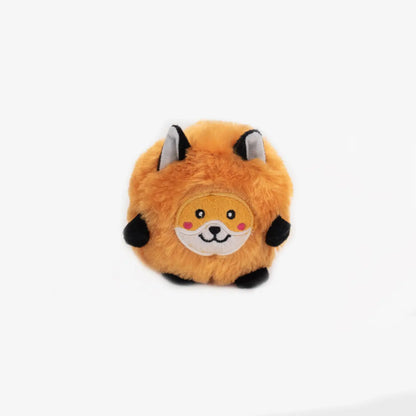 Zippy Paws Fox Bush Throw Dog Toy