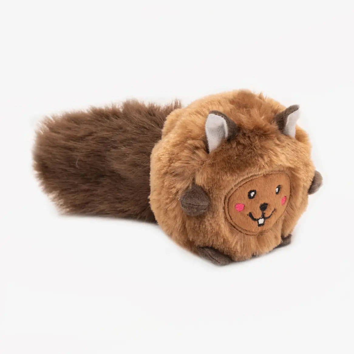 Zippy paws bush throw squirrel dog toy