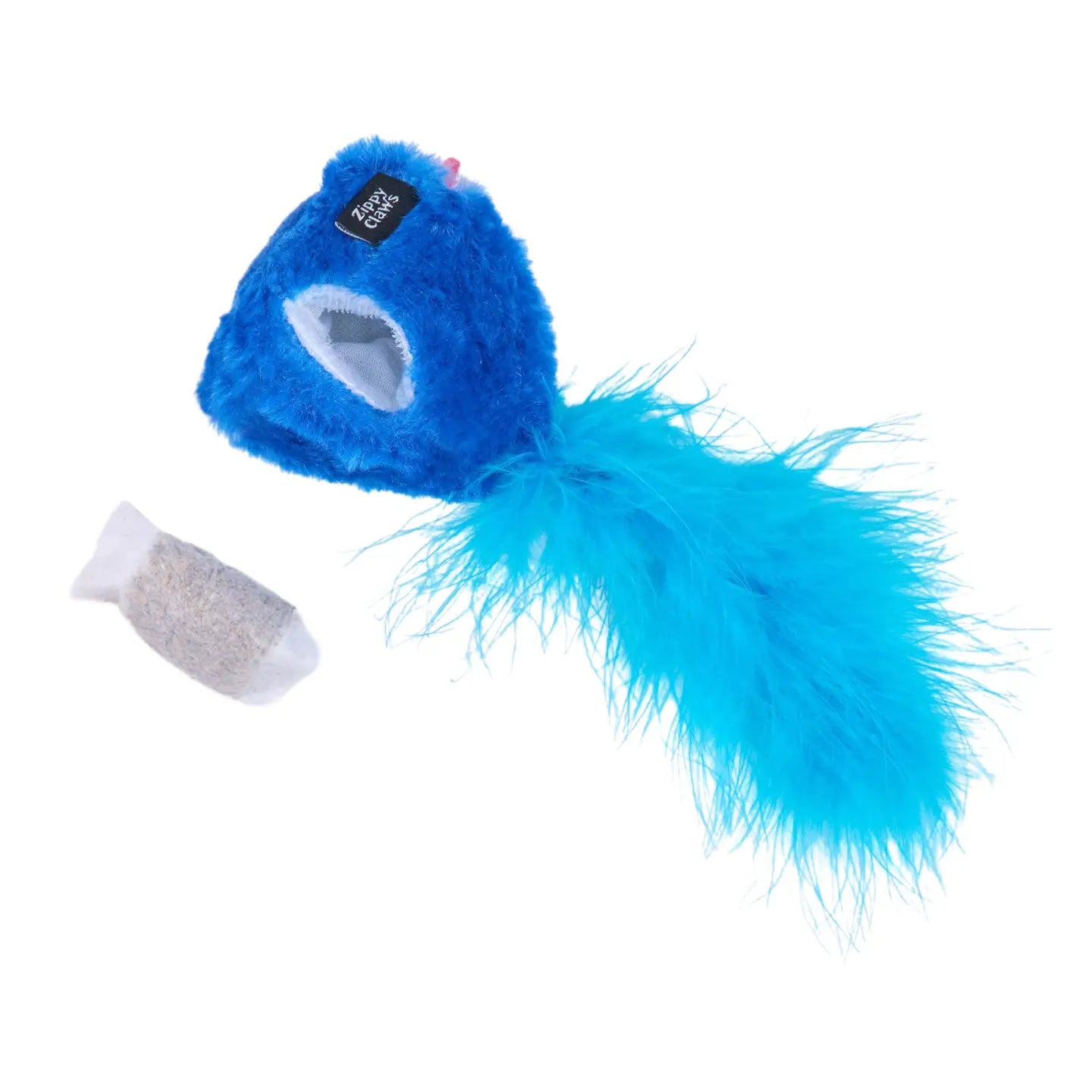 Zippy claws refillablez mouse bushy throw cat toy