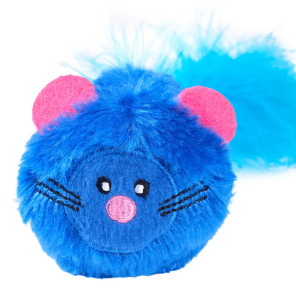 Zippy Claws Refillable Mouse Bushy Throw Cat Toy