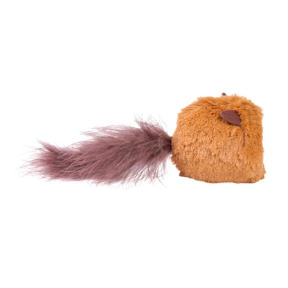 Zippy Claws Refillable Squirrel Bushy Throw Cat Toy