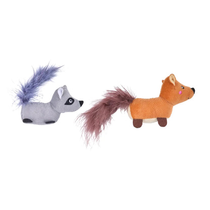 Zippy Claws 4 pack Critters Cat Toy