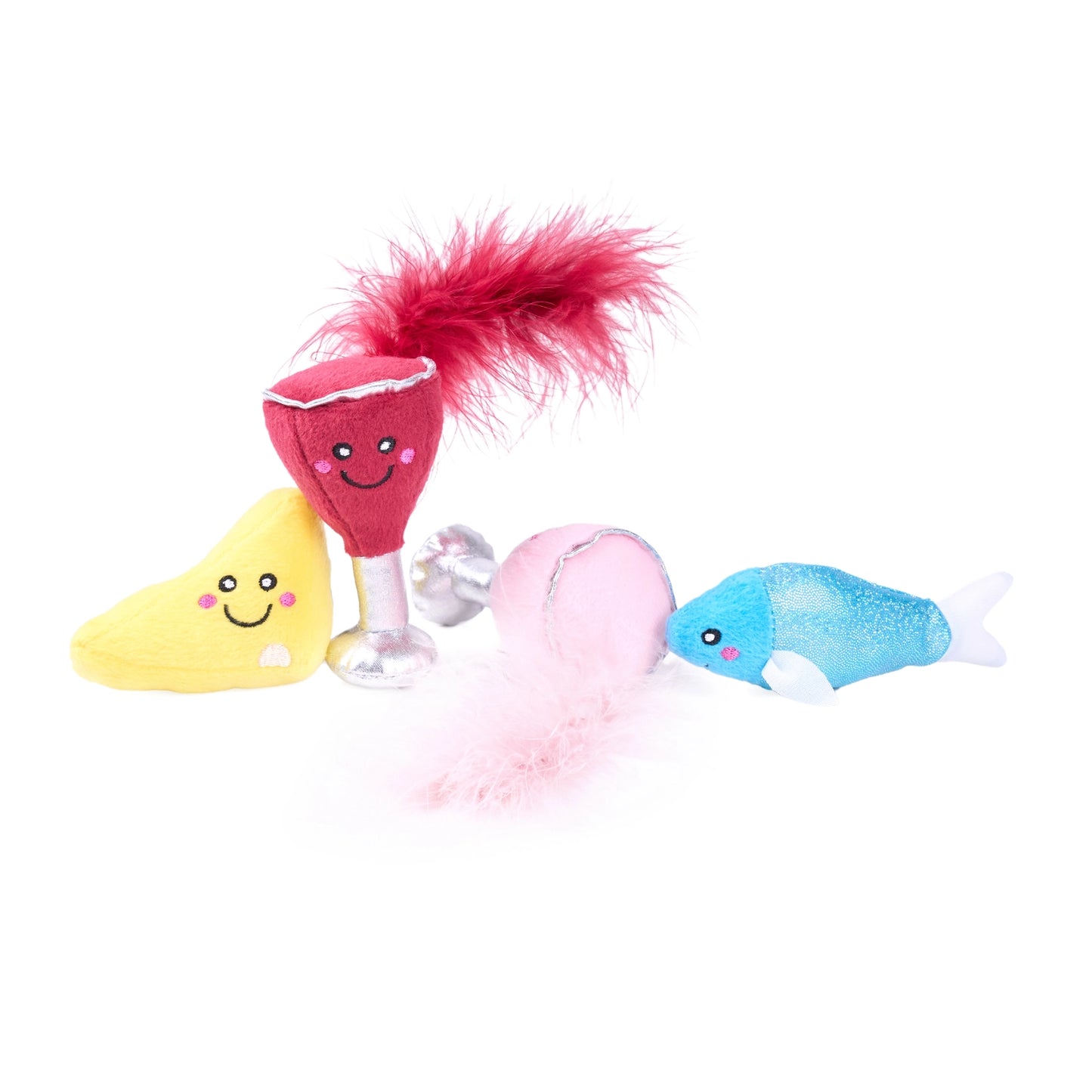 Zippy claws Nomnomz 4 pk cat toy